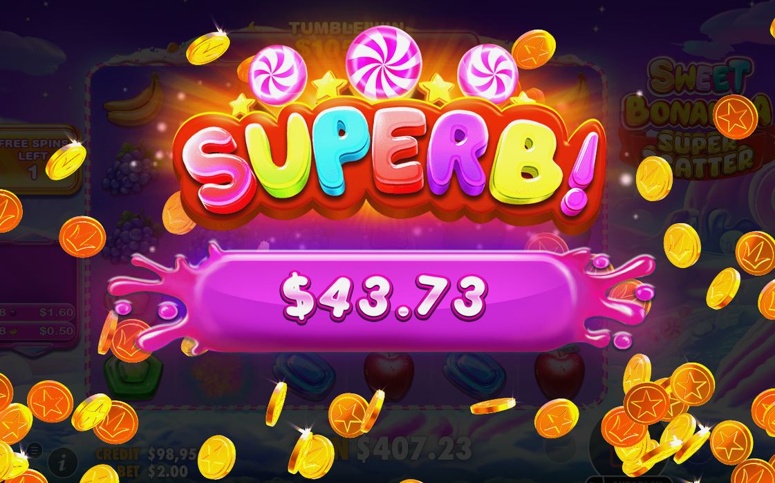 Free Spins på särskilda rullar, utan SUPER SCATTER
